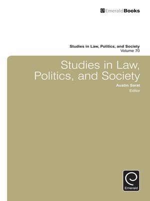 cover image of Studies in Law, Politics, and Society, Volume 70